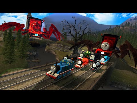 All New Thomas The Train And Friends Chased By Choo Choo Charles in Garry's Mod