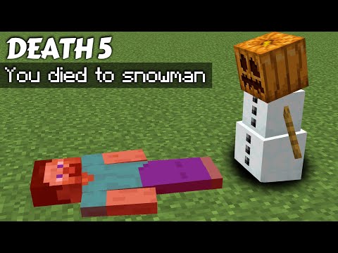 I Got Every Impossible Death Message in Minecraft! (Survival)