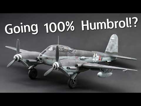 Built Using ONLY Humbrol Products? Airfix Me410A-1/U2 & U4 Model Kit in 1/72 Scale - Build & Review