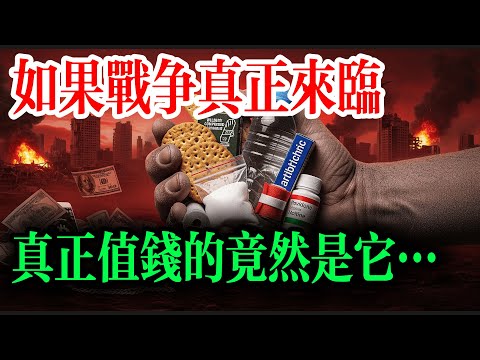【必看保命指南】戰爭爆發後，什麼東西最值錢？答案顛覆你的想像！
