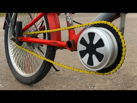 Don’t throw away your old ceiling fan! Turn it into an electric bike motor!