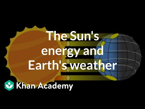 The Sun's energy and Earth's weather | Middle school Earth and space science | Khan Academy