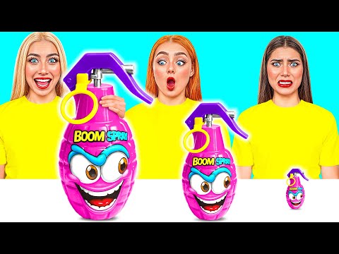 Большая, Средняя или Маленькая Тарелка Челлендж | Смешные Кухонные Моменты от Jelly DO Challenge