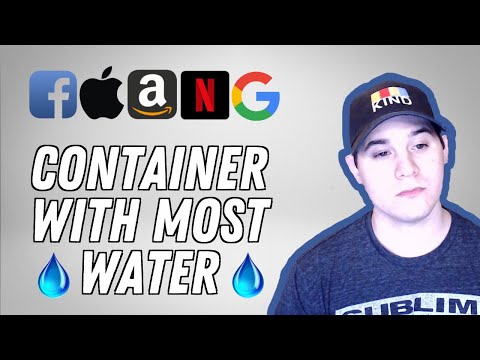 FAANG Coding Interview Question - Container With Most Water (LeetCode)