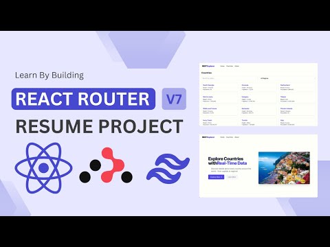 Build a React Router V7 Countries App | ReactJS, RRV7, TailwindCSS, Typescript