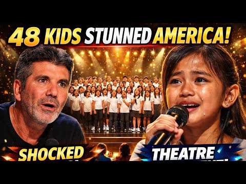 48 Filipino Kids From Cebu STUN AGT Judges 😱 | Simon Cowell Speechless & Theatre Falls Silent!