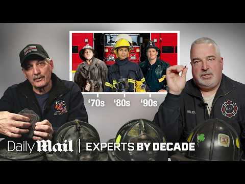 New York Fire Department Life 1970s vs '80s vs '90s vs Today | Experts By Decade | Daily Mail