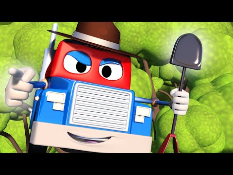 Carl der Super Truck - Der Waldrettungs-Lastwagen - Lastwagen Zeichentrickfilme für Kinder 🚓 🚒