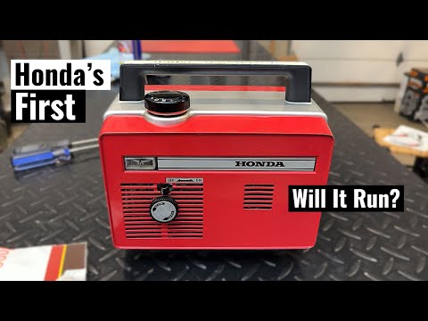 Rare 1964 Honda E40 Generator - Has Not Run in Decades - Will it Run Again?