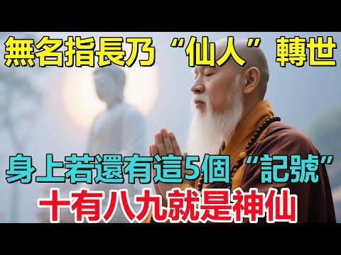 無名指長乃“仙人”轉世，身上若還有這5個“記號”，十有八九就是神仙！
