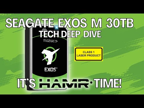 Why is the new Seagate Exos M HAMR 30TB Hard Drives a Class 1 Laser Product?
