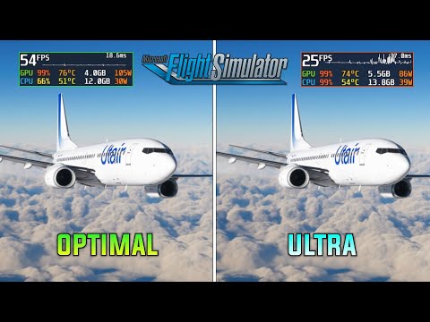 Microsoft Flight Simulator  All graphics settings Compared | Best settings ✈