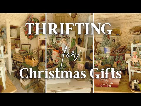 THRIFTING FOR CHRISTMAS GIFTS (Part 1) | Thrift Shopping | Tauna Megan