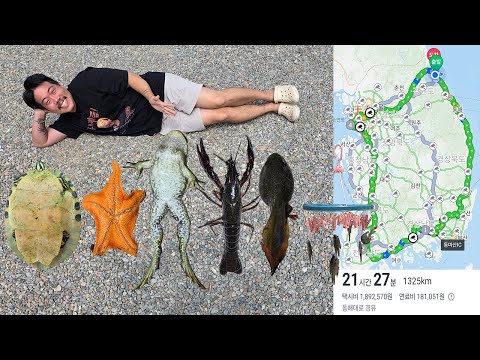 Let's eat the invasive species caught while traveling around the country for 2 nights and 3 days ...