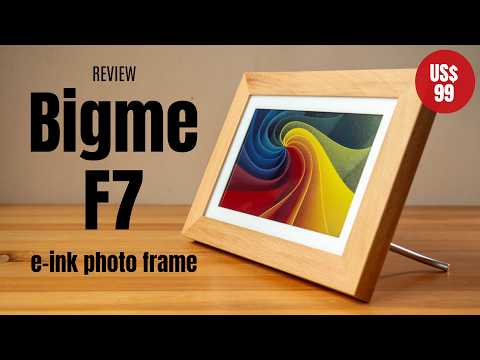 Bigme F7 E-ink Photo Frame (review): Quite cool