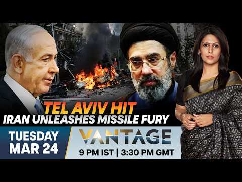 LIVE: Iranian Missile Hits Tel Aviv, Massive Destruction Reported | Vantage with Palki Sharma | N18G
