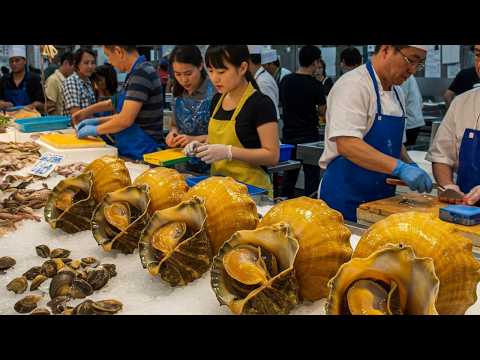 Giant Monster Snails Ocean Oyster Dishes In Southeast Asia Street Foods Collection 2025