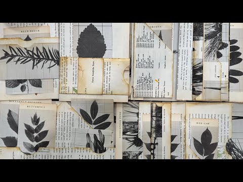 Using up full book pages with fun pockets, tuck spots and belly band goodness! 