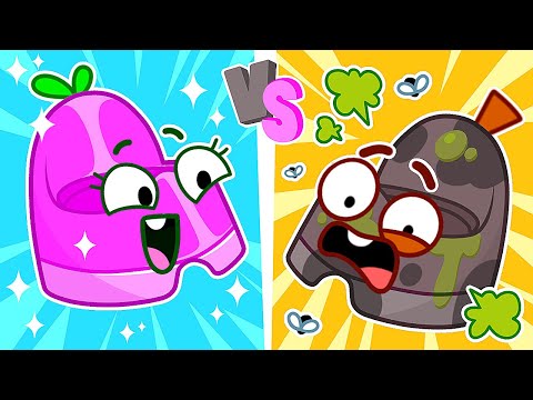 🎀 Pink vs Black Potty! 💖🖤 | Potty Training Song for Kids | Toilet Time Fun! 🚽🎶