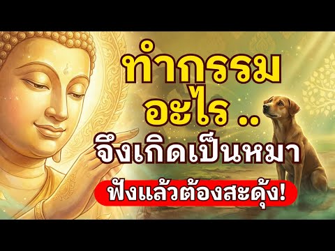 ทำกรรมอะไร จึงเกิดเป็นหมา ฟังแล้วต้องสะดุ้ง | Podcast ธรรมะเตือนสติ กฎแห่งกรรม