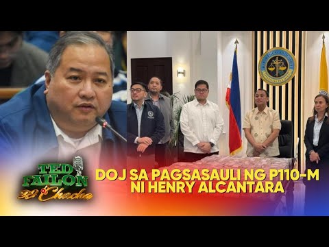 P110-M na isinauli ni ex-DPWH engineer Alcantara bilang restitution, nilinaw ng DOJ