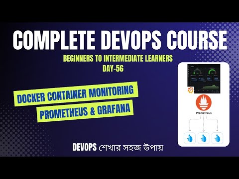 Day-56 | Monitor Docker Containers with Prometheus & Grafana | Full Hands-On Setup for Beginners