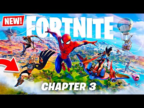 *NEW* FORTNITE CHAPTER 3 BATTLE PASS! New Map Gameplay! (Fortnite Spider-Man Battle Pass)