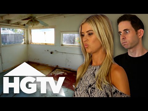Renovating A Weird Extra Room Costs Tarek & Christina A LOT Of Money | Flip Or Flop