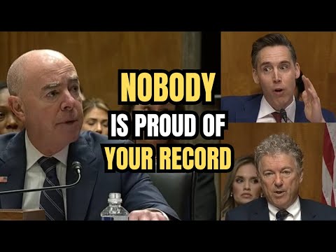 Josh Hawley and Rand Paul TAG TEAM Mayorkas for Border Crisis and Dereliction of Duty