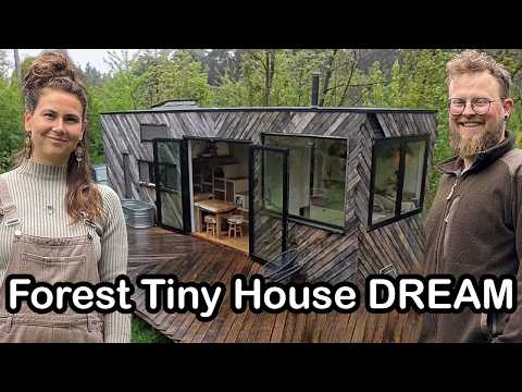 Young Couple Lives in EPIC DIY Tiny House on Wheels