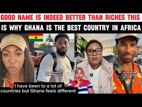 OMG Good Name is indeed Better Than riches This is why Ghana is the best country in Africa 🇬🇭🇬🇭