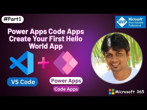 Power Apps Code Apps: Create Your First Hello World App (Step-by-Step)