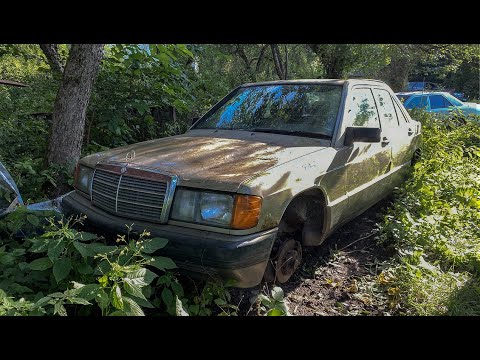 Starting Mercedes-Benz w201 190D After 8 Years + Test Drive