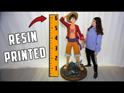 I Resin Printed a Statue - Lifesize Luffy!