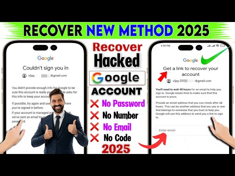 How To Recover Hacked Gmail Account 2025 || Hacked Gmail Account Recovery (Step-by-Step)