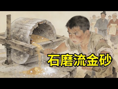 叔伯欺他父母雙亡，以“代爲保管”之名拿走所有地契，只留給他壹座荒廢的石磨，孤兒每日推磨發泄，磨盤縫裏日夜流出金砂與珍珠粉！【心事郵局】#民間故事#傳統故事#故事頻道#聽書#睡前故事#情感