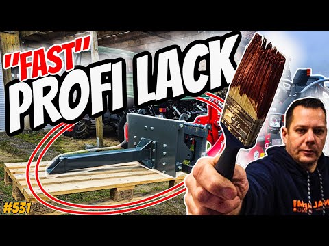  "PINSEL LACK" selber machen  | So wird es PERFEKT | Strahlen - grundieren - Lackieren | #vlog 531 |