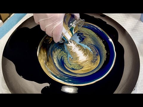 Fluid Art - Straight Pour Mermaid Vibes - Abstract Art