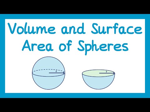 Volume and Surface Area of Spheres - GCSE Maths