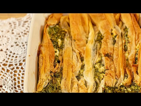 Crinkle Spanakopita: The easiest Way to make Spinach Pie