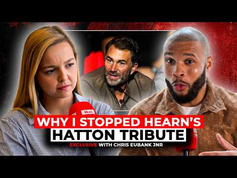 Why Chris Eubank Jr CUT OFF Eddie Hearn mid-tribute to Ricky Hatton