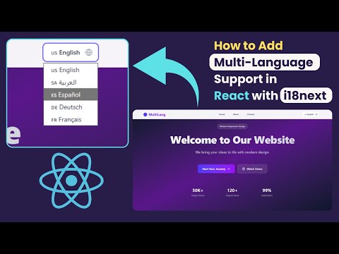 How to Add Multi-Language Support in React with  i18next