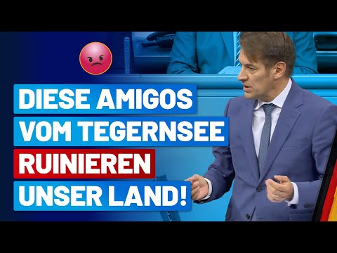 Diese Amigos vom Tegernsee ruinieren unser Land! - Dr. Götz Frömming - AfD-Fraktion im Bundestag