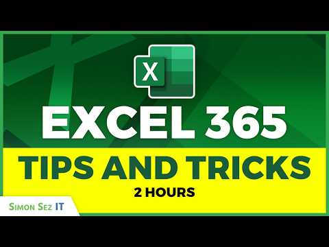 30 Essential Excel Tips and Tricks for 2024 - Excel Productivity Tutorial