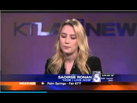Saoirse Ronan on KTLA 53 (November 5th, 2013)