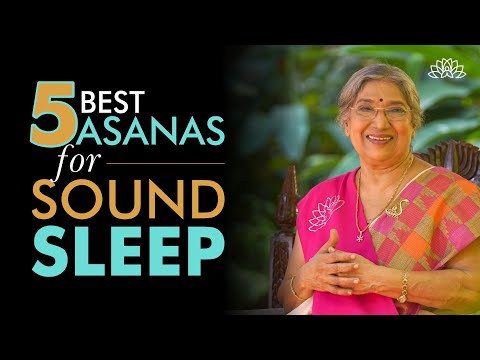 5 relaxing and calming asanas to do in bed for a good sleep | Dr. Hansaji Yogendra