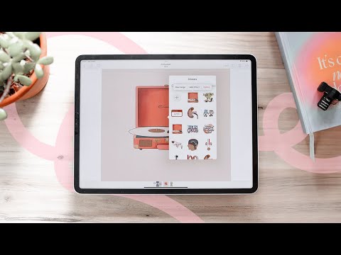 ☁️ How to Make & Use Custom Stickers on iPadOS 17 | how to use in goodnotes !