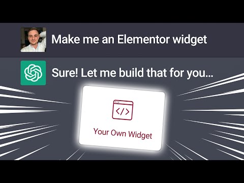 Make Your Own Elementor Widget Using ChatGPT (5 Easy Steps)