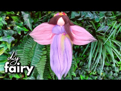 Waldorf Inspired Fairy or Angel | Needle Felting Basics For Beginners | Needle Felt Wool Doll