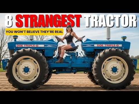 8 Strangest Tractors Ever Built You Won’t Believe They’re Real